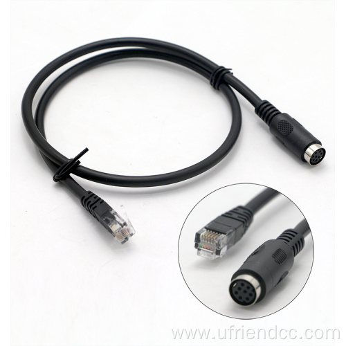 Male To Female Rj45 8Pin MiniDin Cable